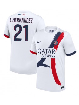 Paris Saint-Germain Lucas Hernandez #21 Auswärtstrikot 2024-25 Kurzarm